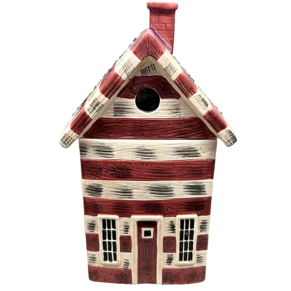 Sakura Kimble - Colonial House American Flag Cookie Jar - Picture 4 of 9